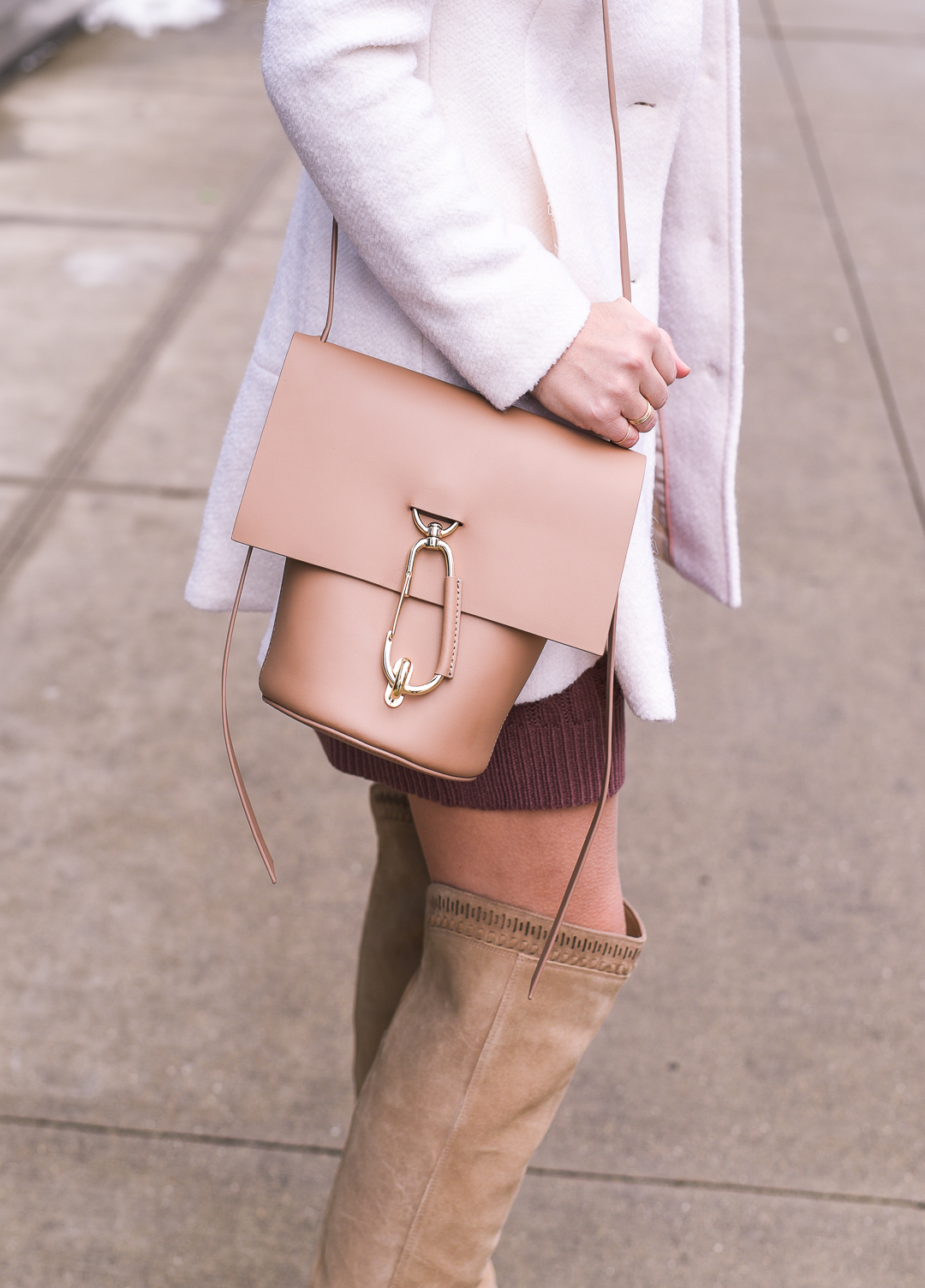 zac posen belay bag in english rose