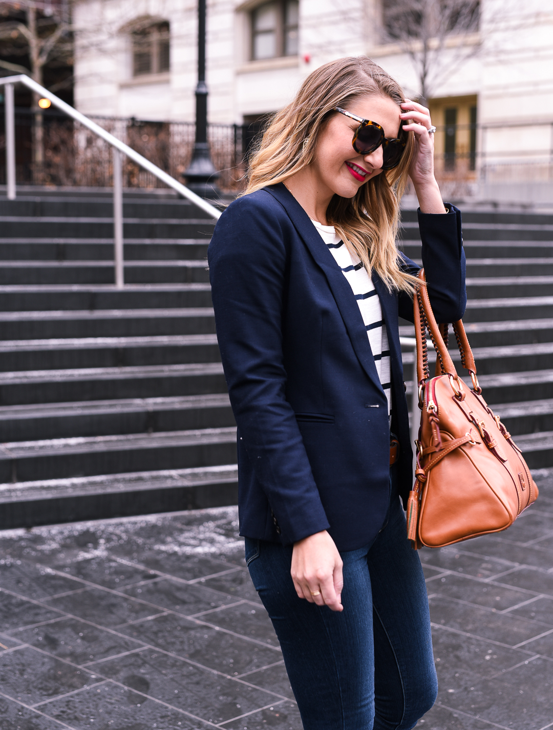 business casual outfit ideas - work life balance tips by popular Chicago lifestyle blogger Visions of Vogue