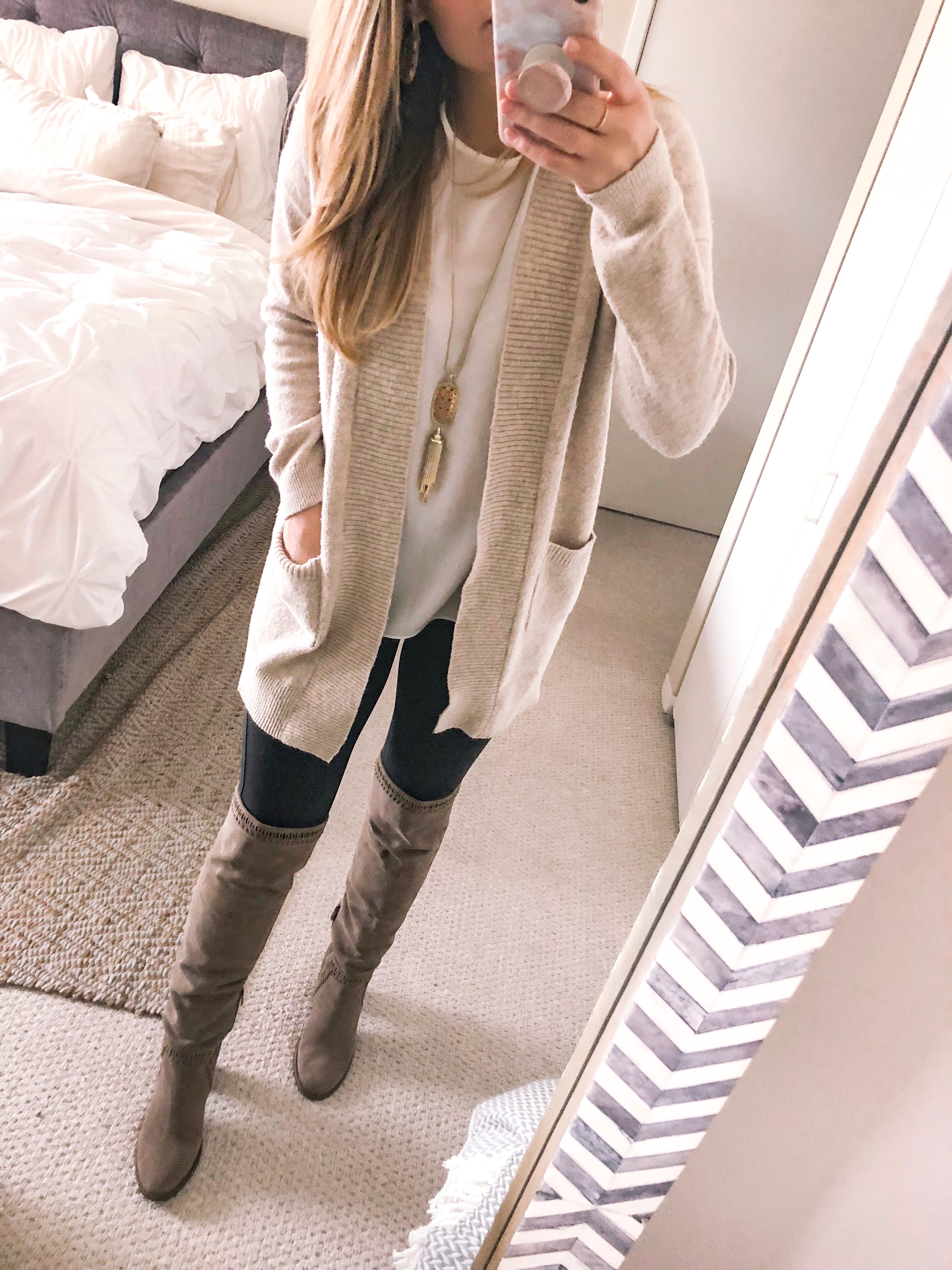 beige cardigan from nordstrom for under $50