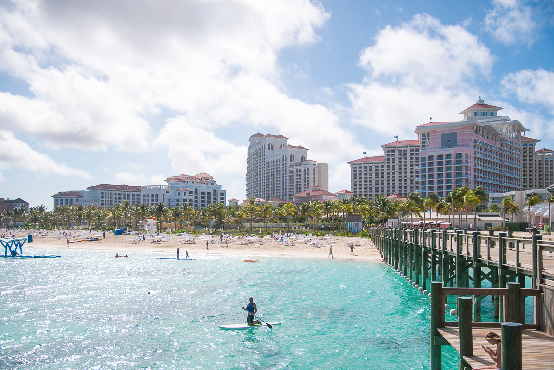 the beach in nassau bahamas - baha mar resort review in the bahamas by popular Chicago travel blogger Visions of Vogue