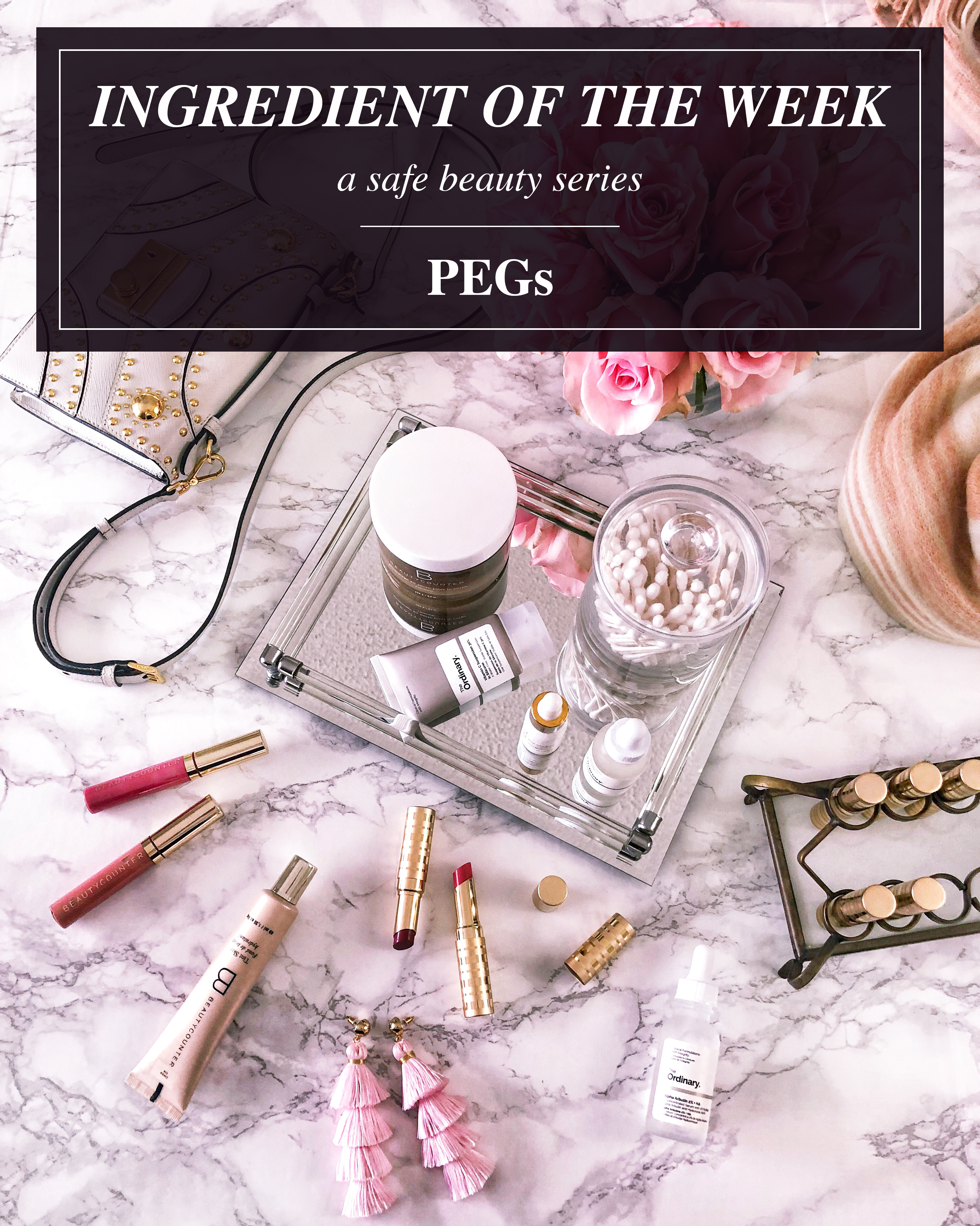 what are PEGs: toxic chemicals on beauty products by popular Chicago beauty blogger Visions of Vogue