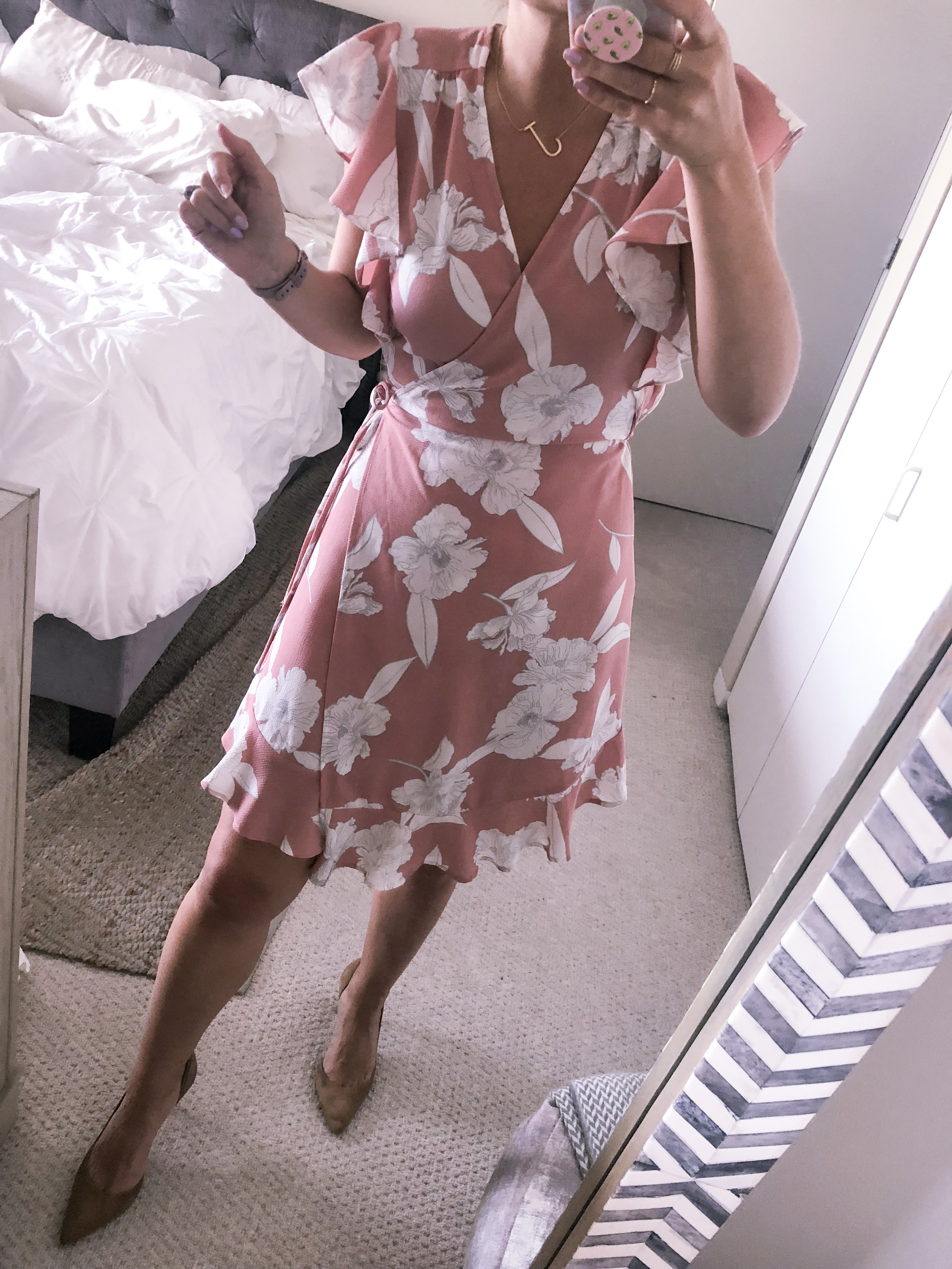 floral wrap dress from nordstrom