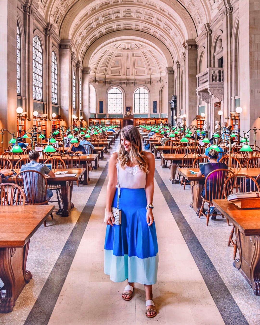 what to do in boston: visit the boston public library