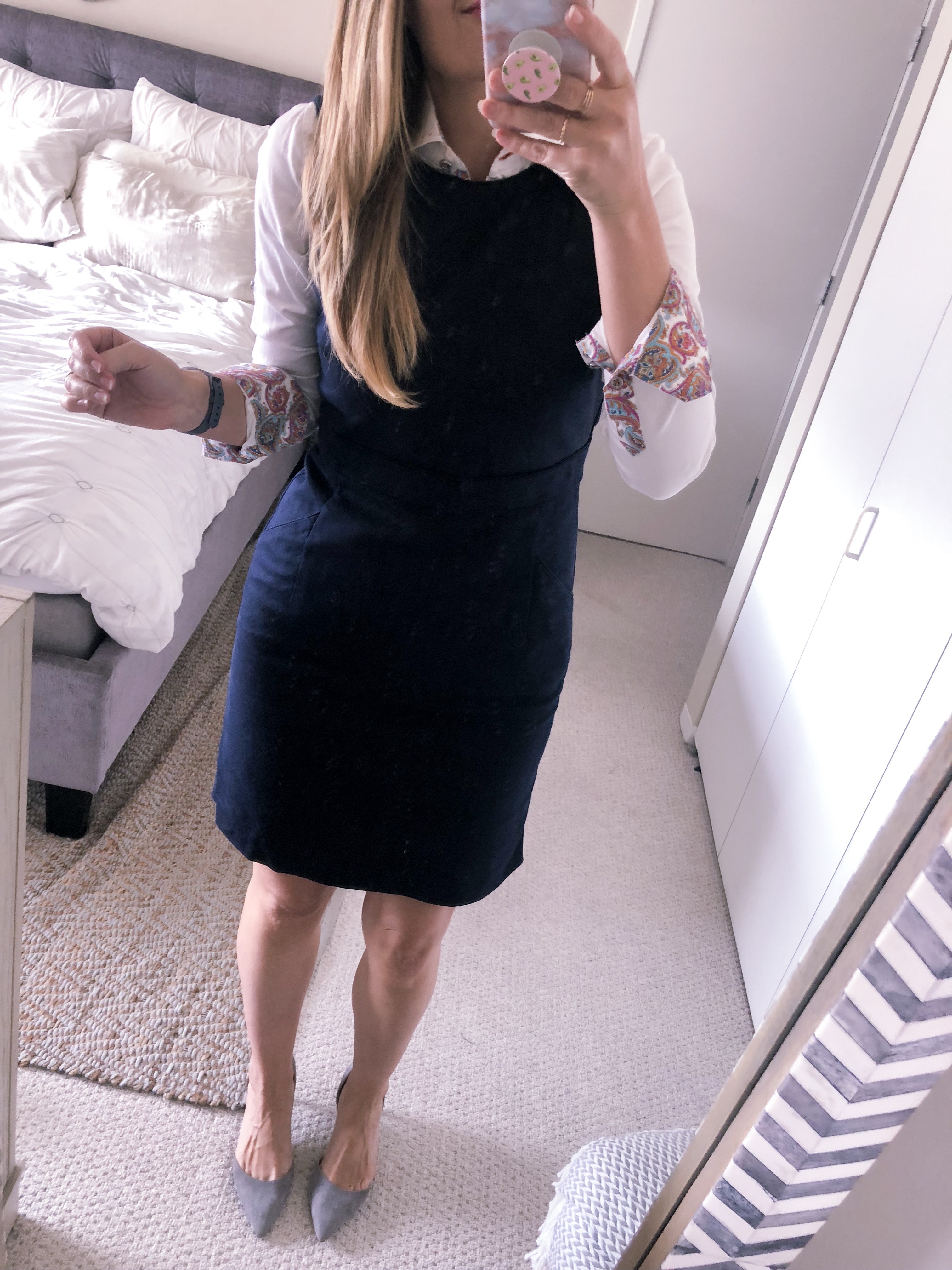 OOTD : Sleeveless Work Dress