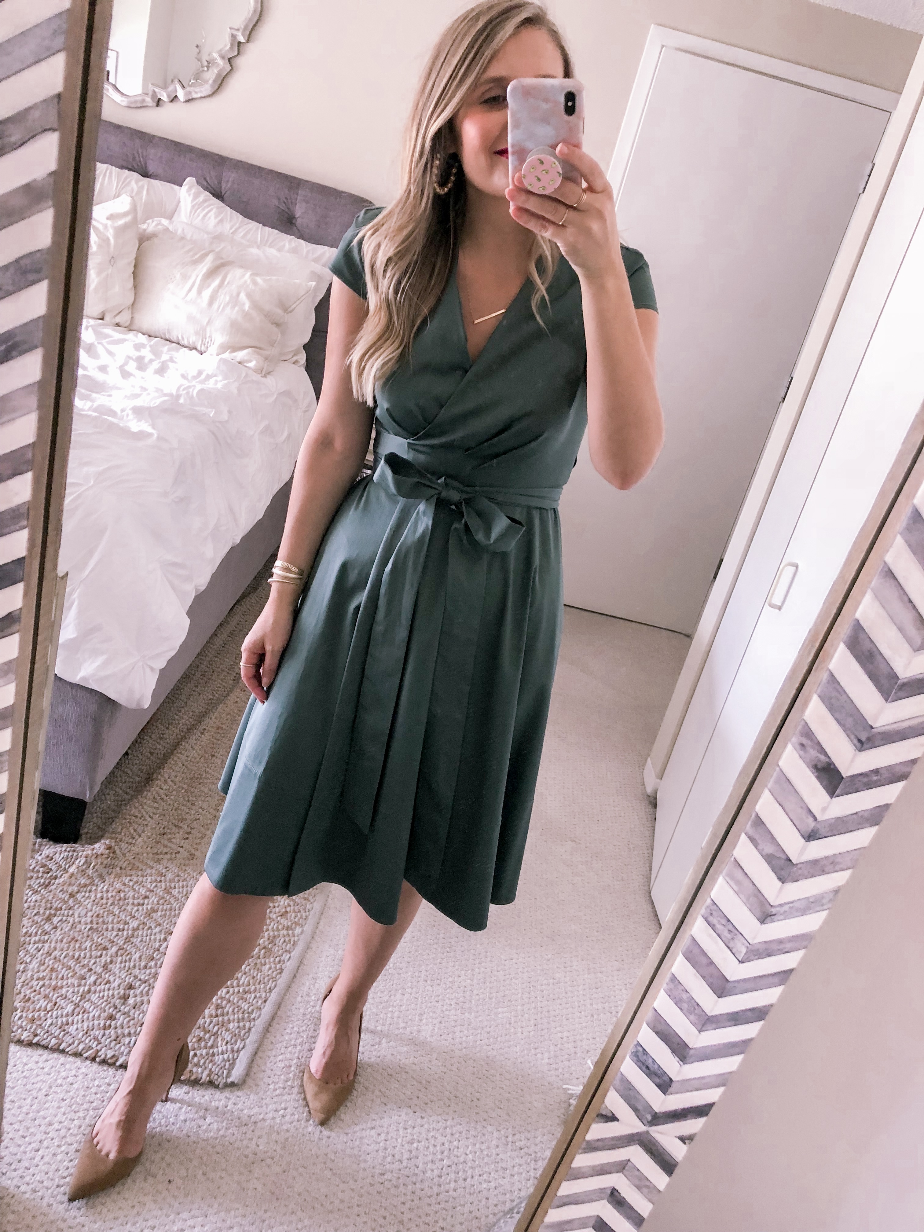 OOTD // The Perfect Fit & Flare Office Dress – Bond Girl Glam