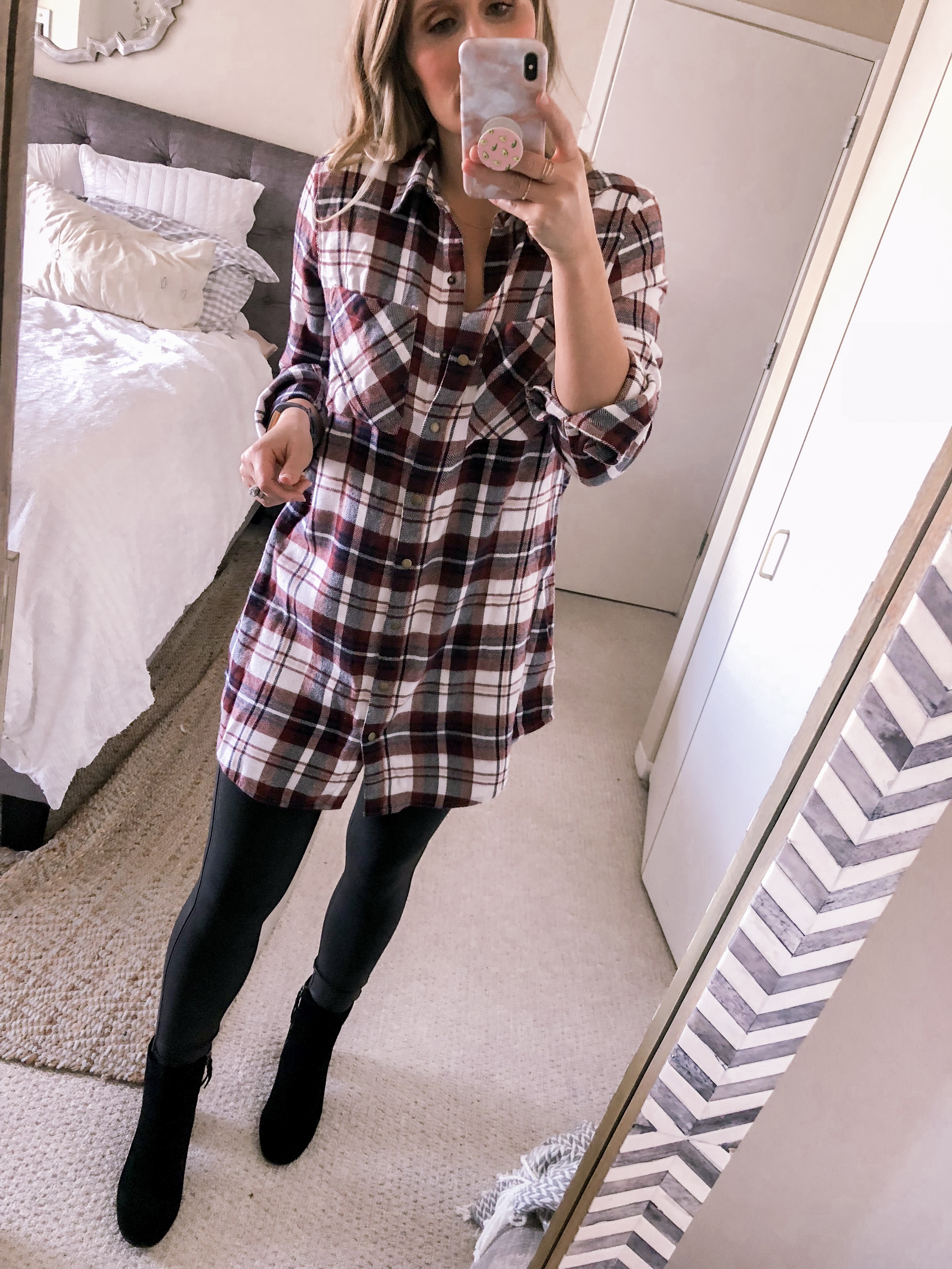 flannel dress