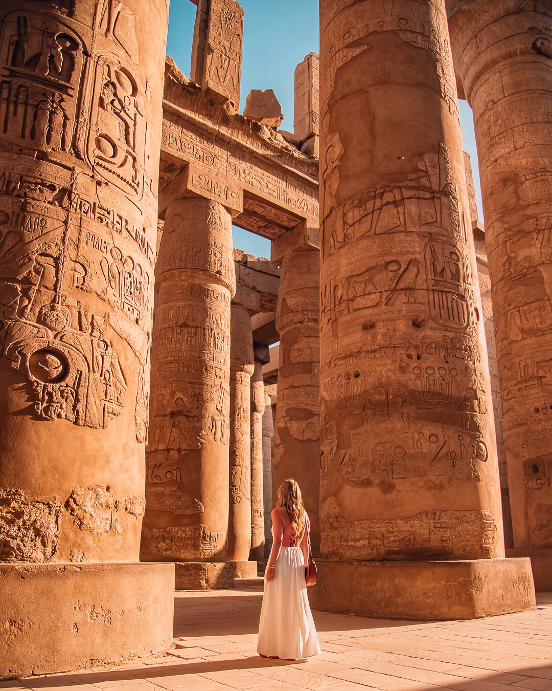 karnak template in luxor egypt