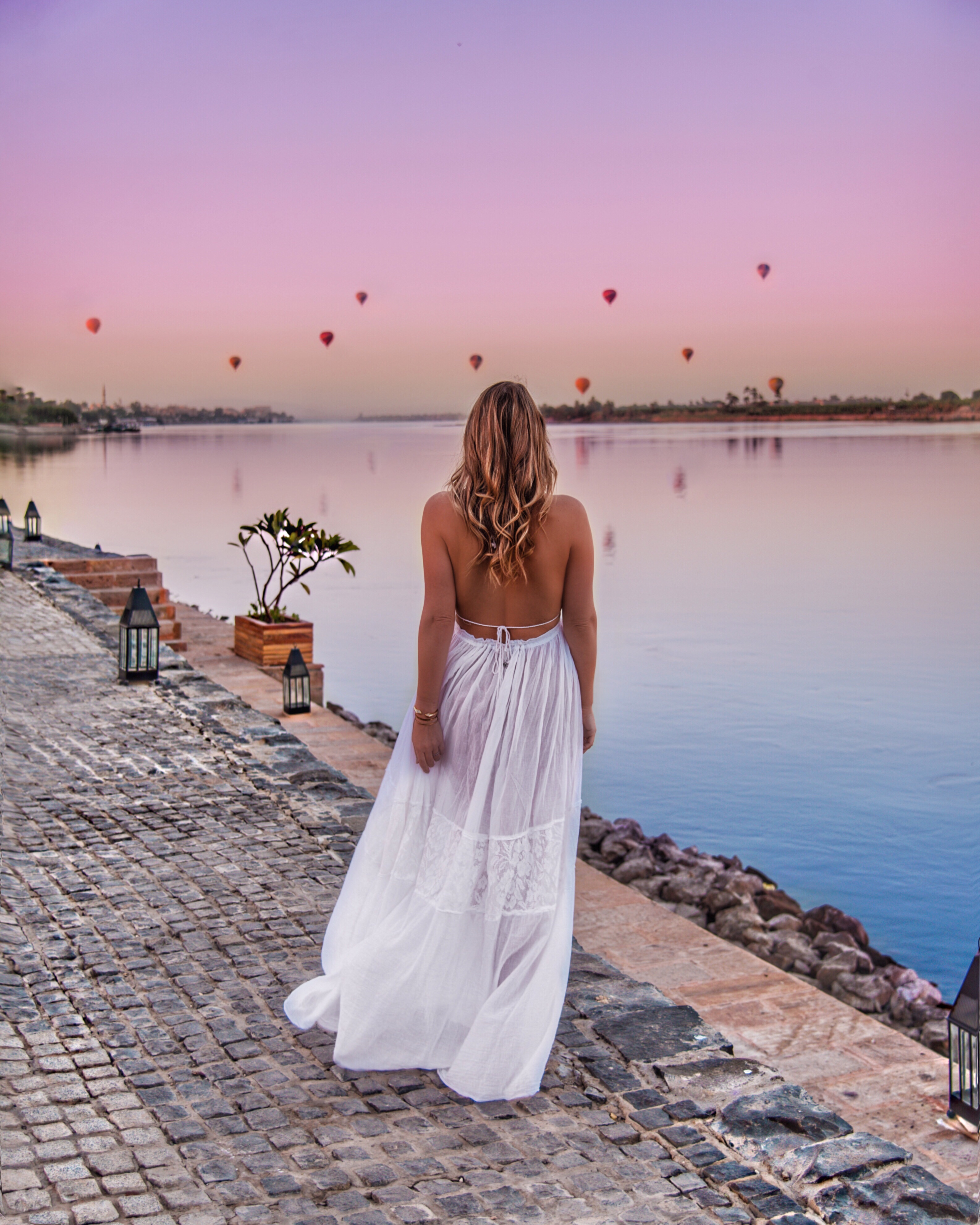 hot air balloons in luxor egypt