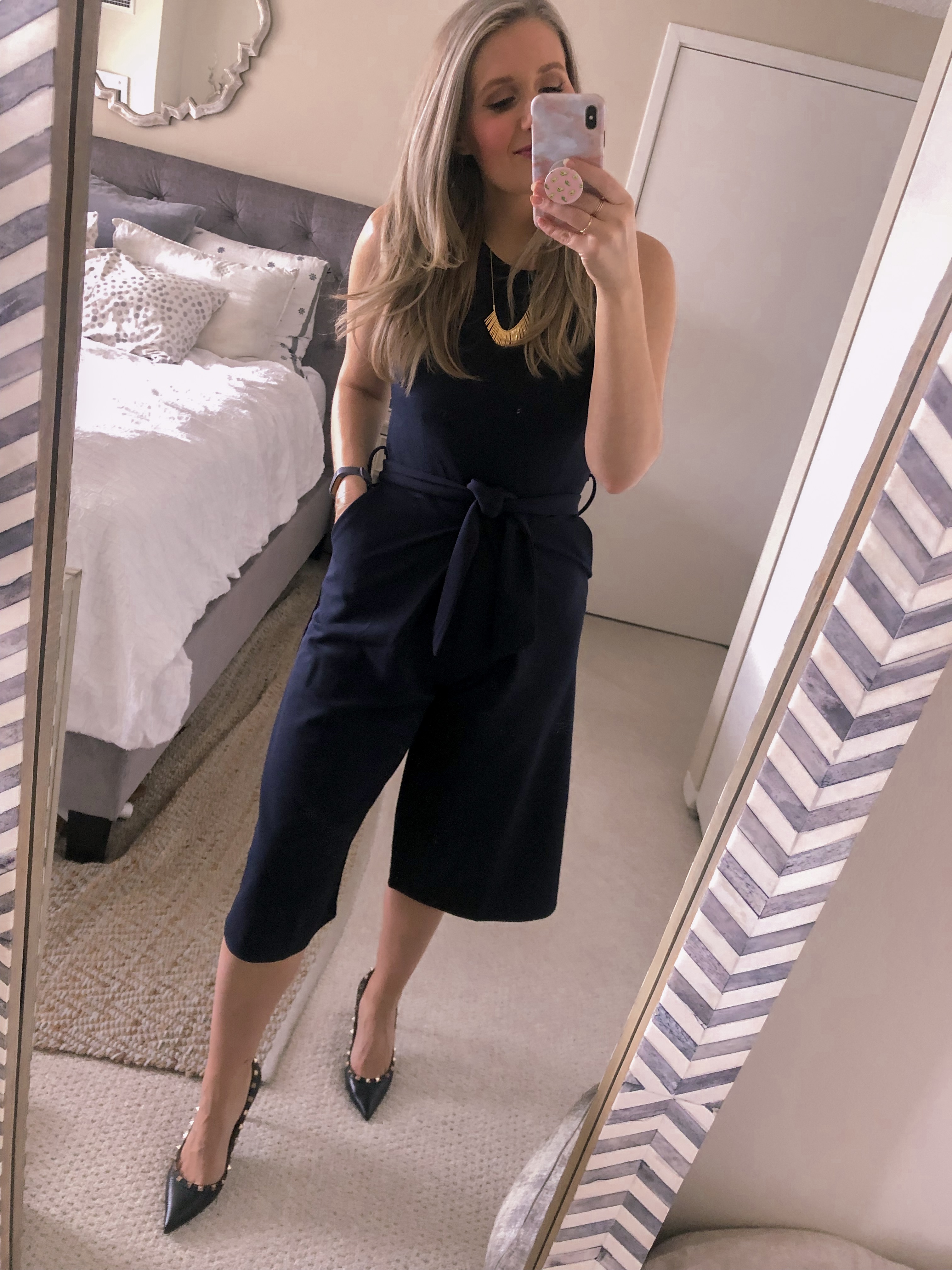 navy jumpsuit for wedding season