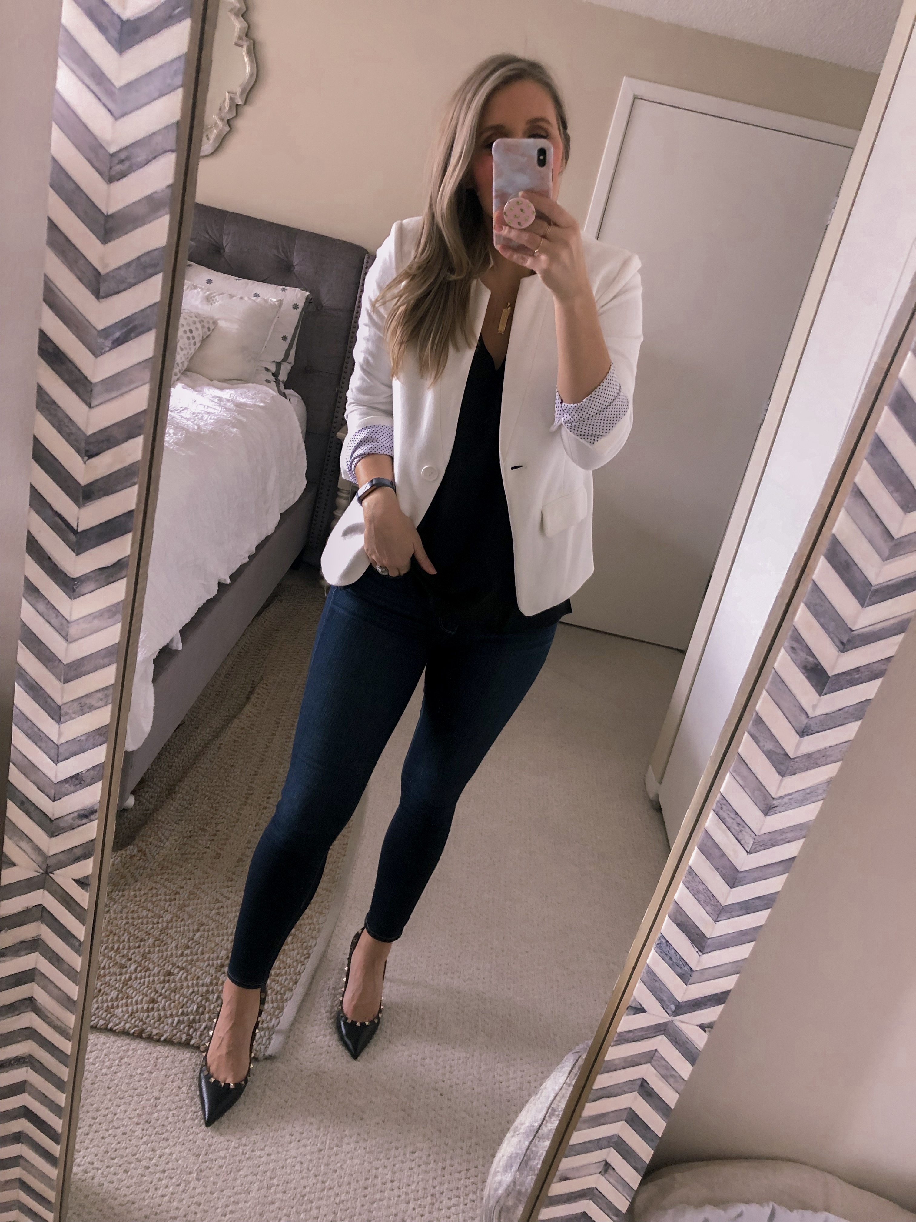 best casual white blazer