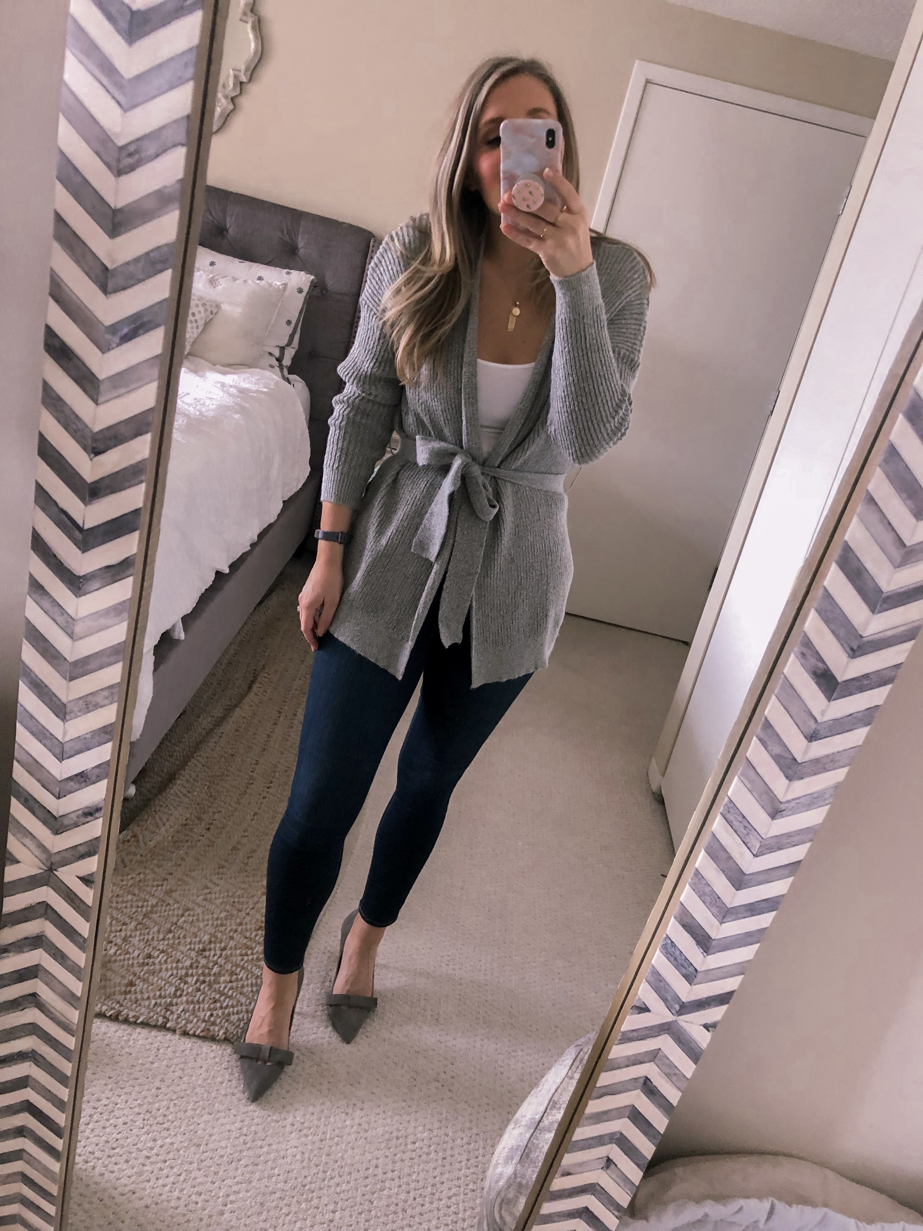 Grey BP cardigan from nordstrom