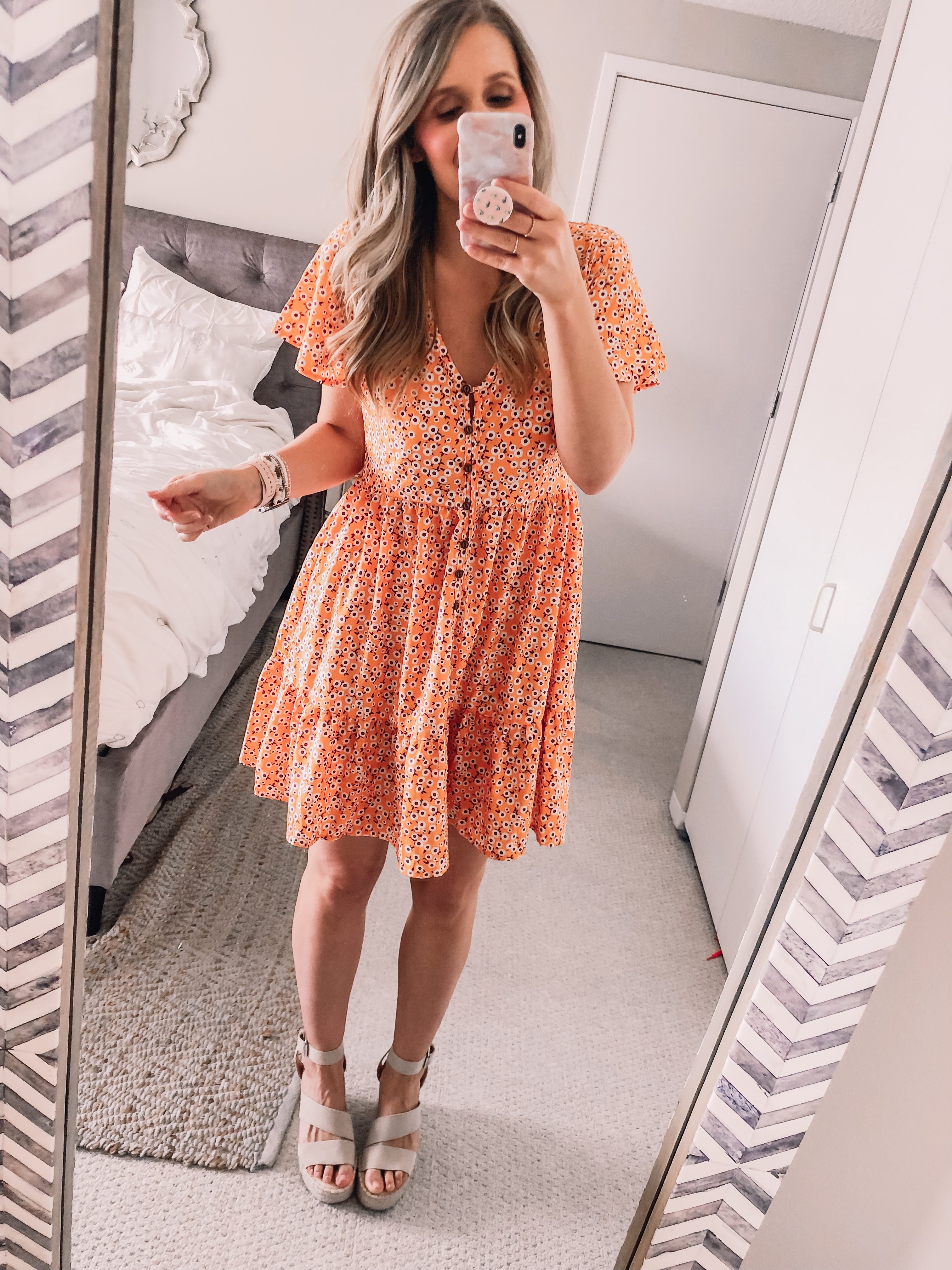 yellow floral dress from amazon