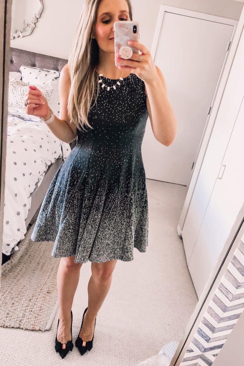 black sleeveless fit and flare work dress from the nordstrom anniversary sale