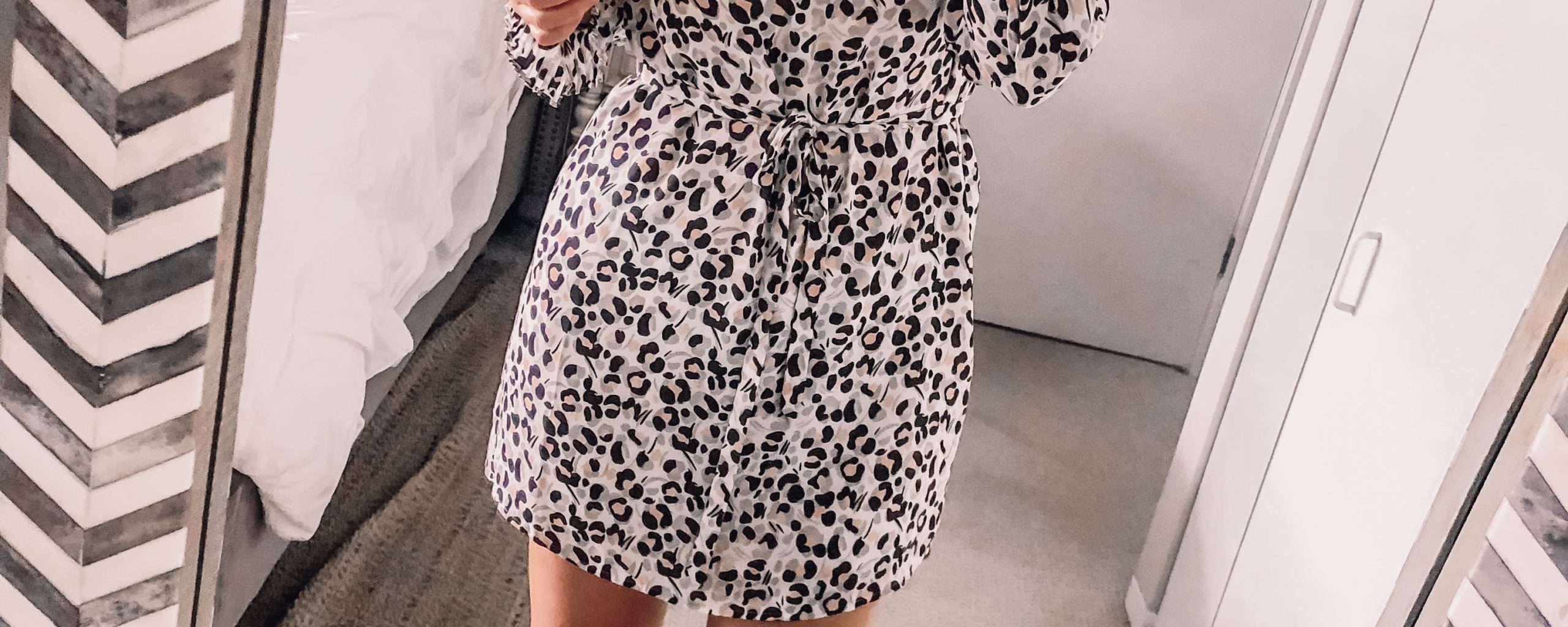 Leopard print dress