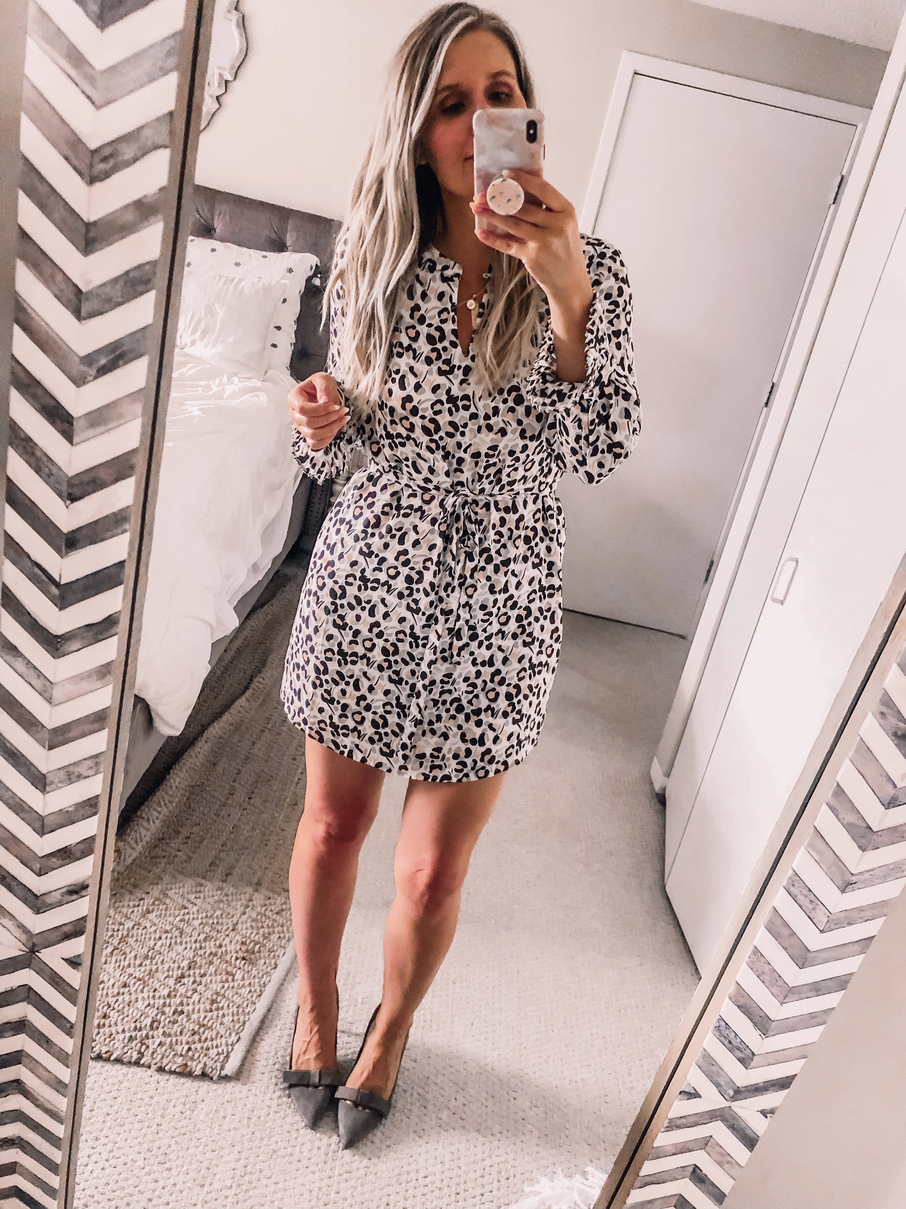 Leopard print dress