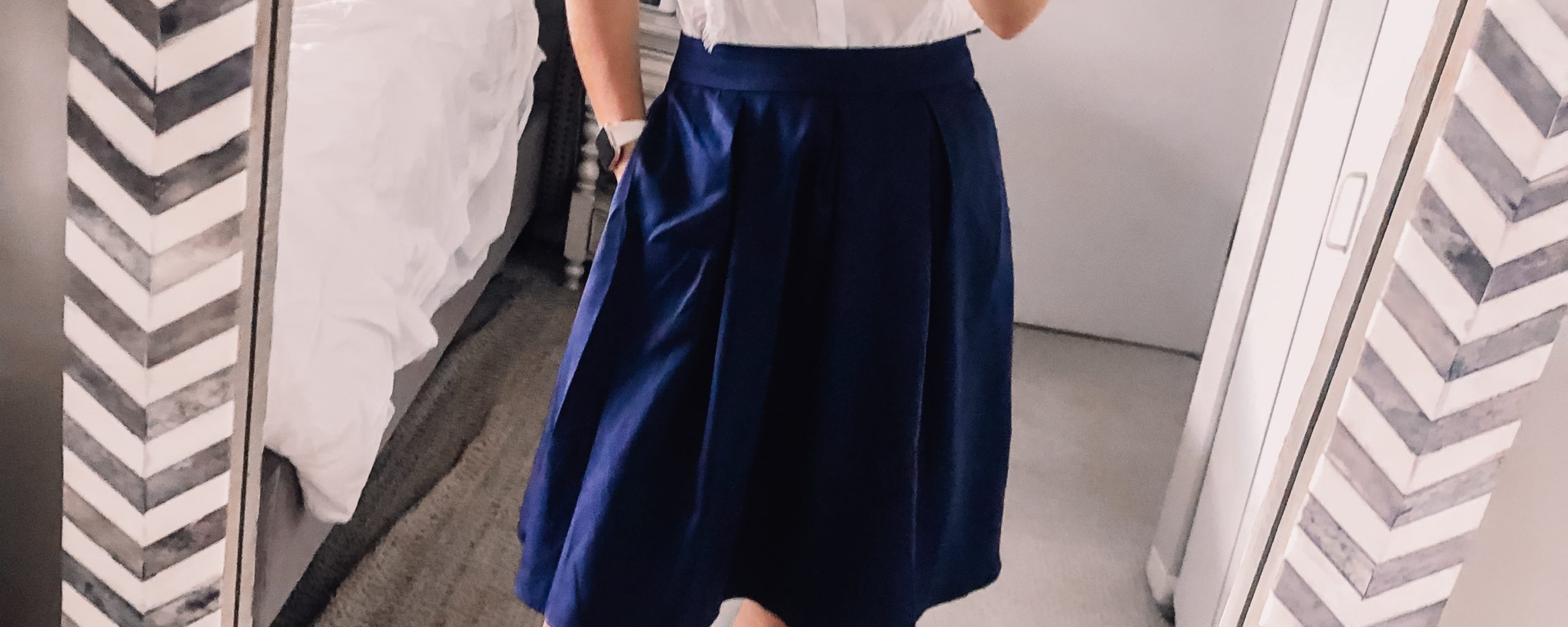 navy blue amazon skirt