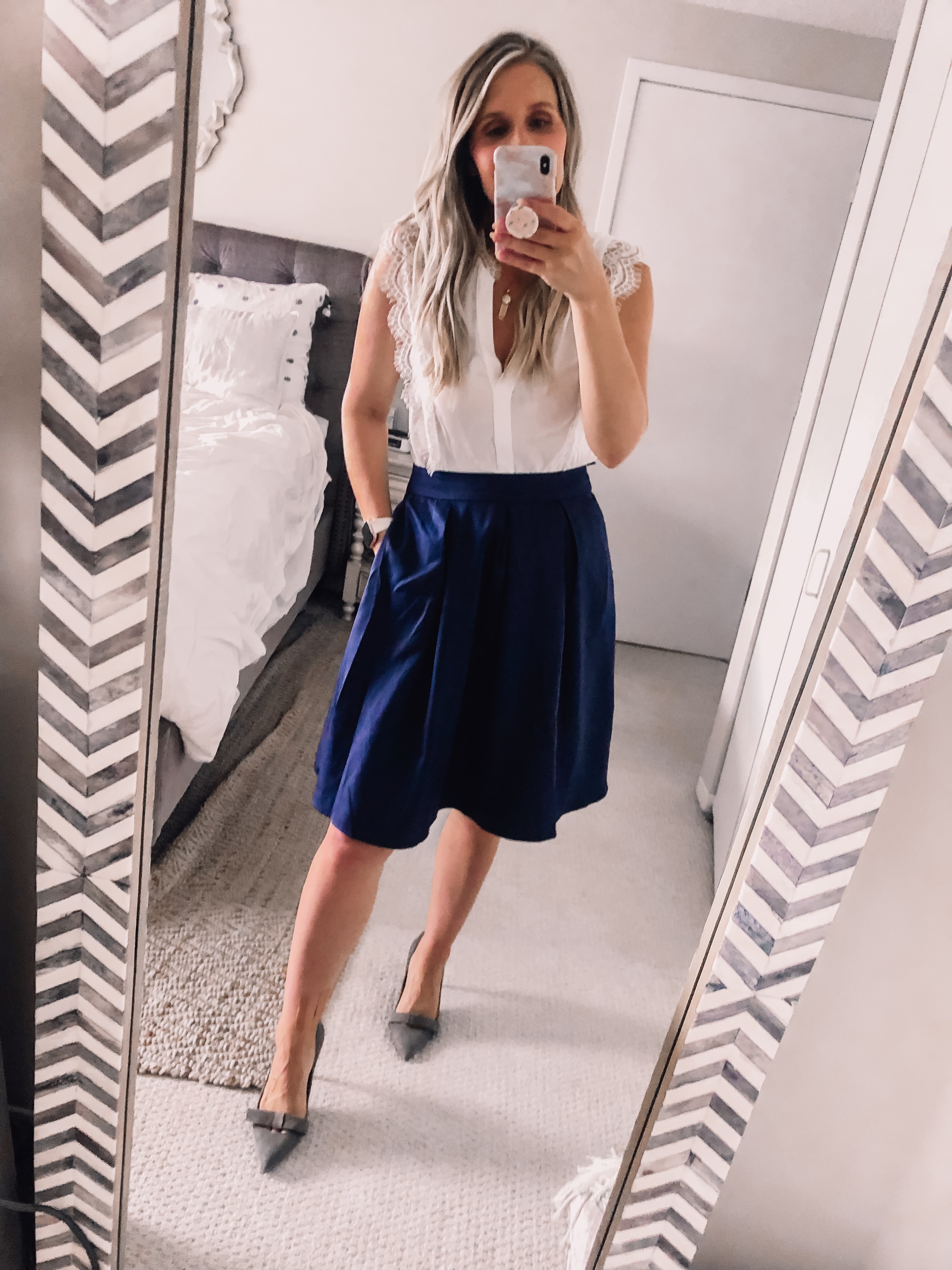 navy blue amazon skirt 