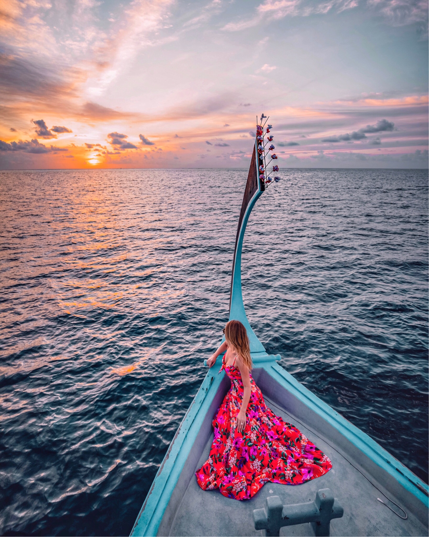 sunset cruise in the maldives 