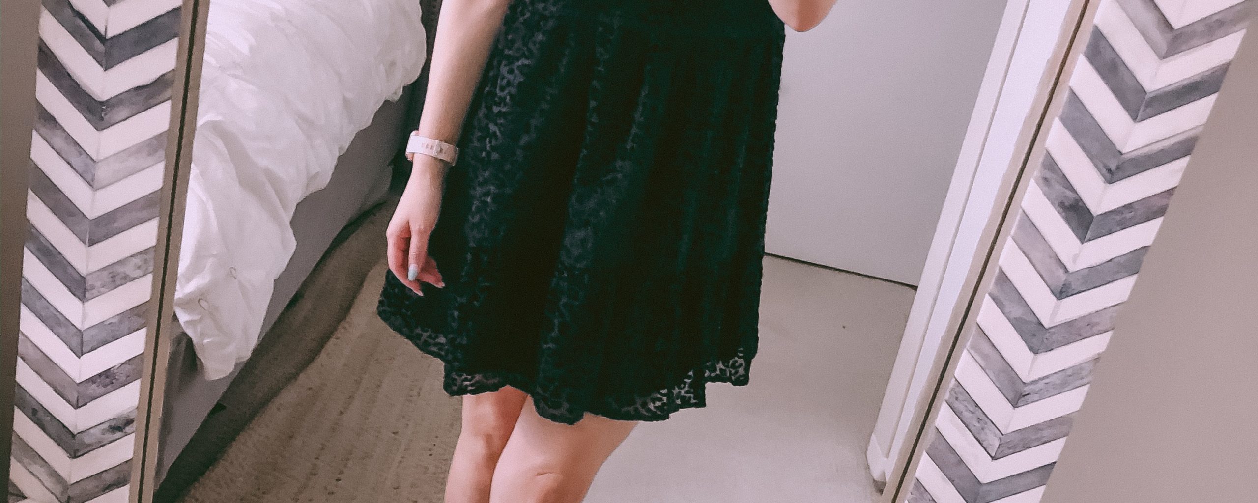 black leopard dress