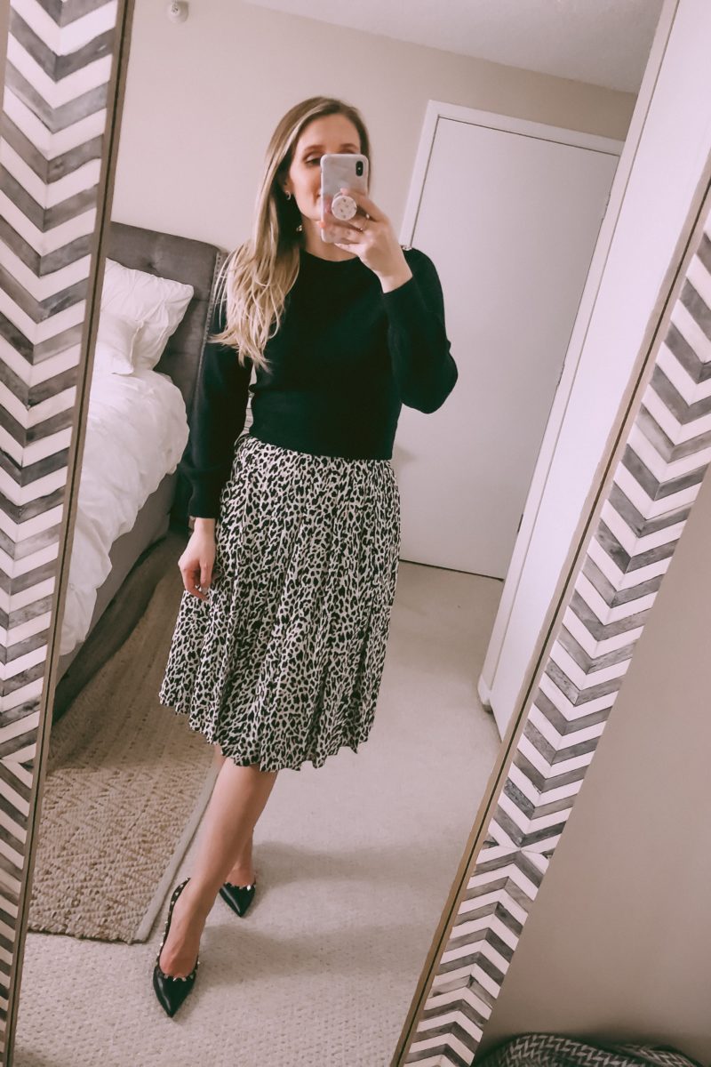 leopard skirt