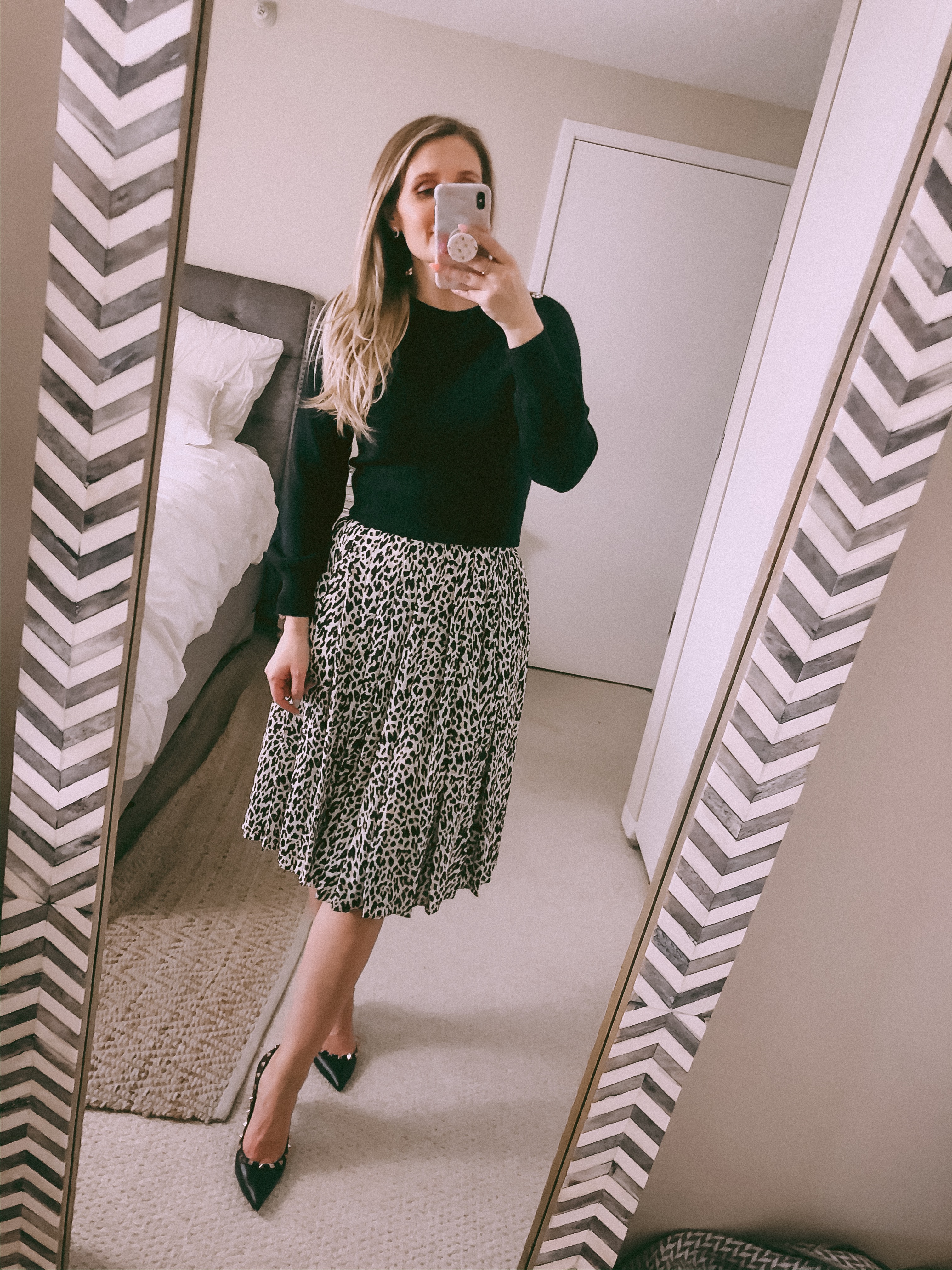 leopard skirt