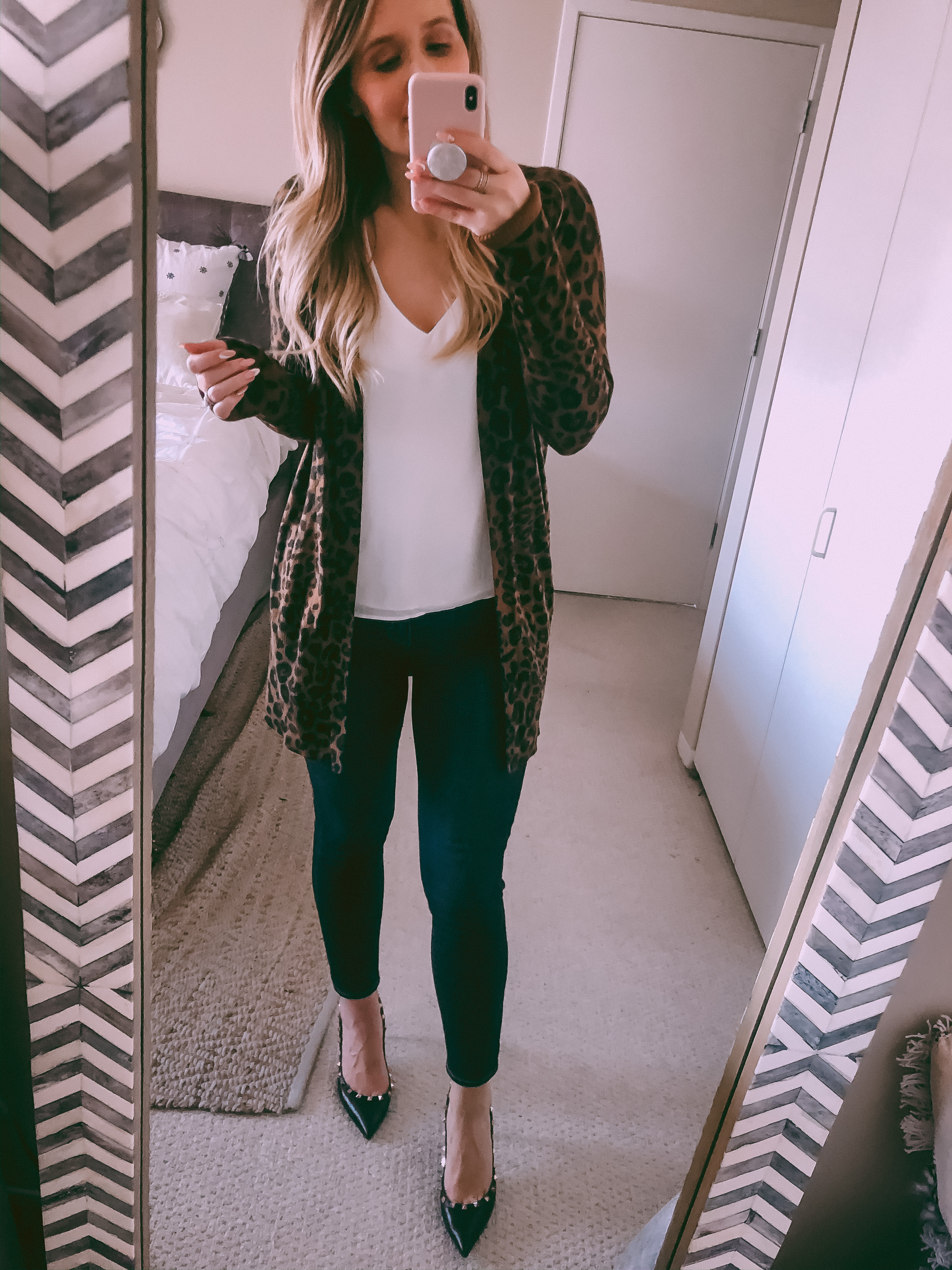 leopard print cardigan 