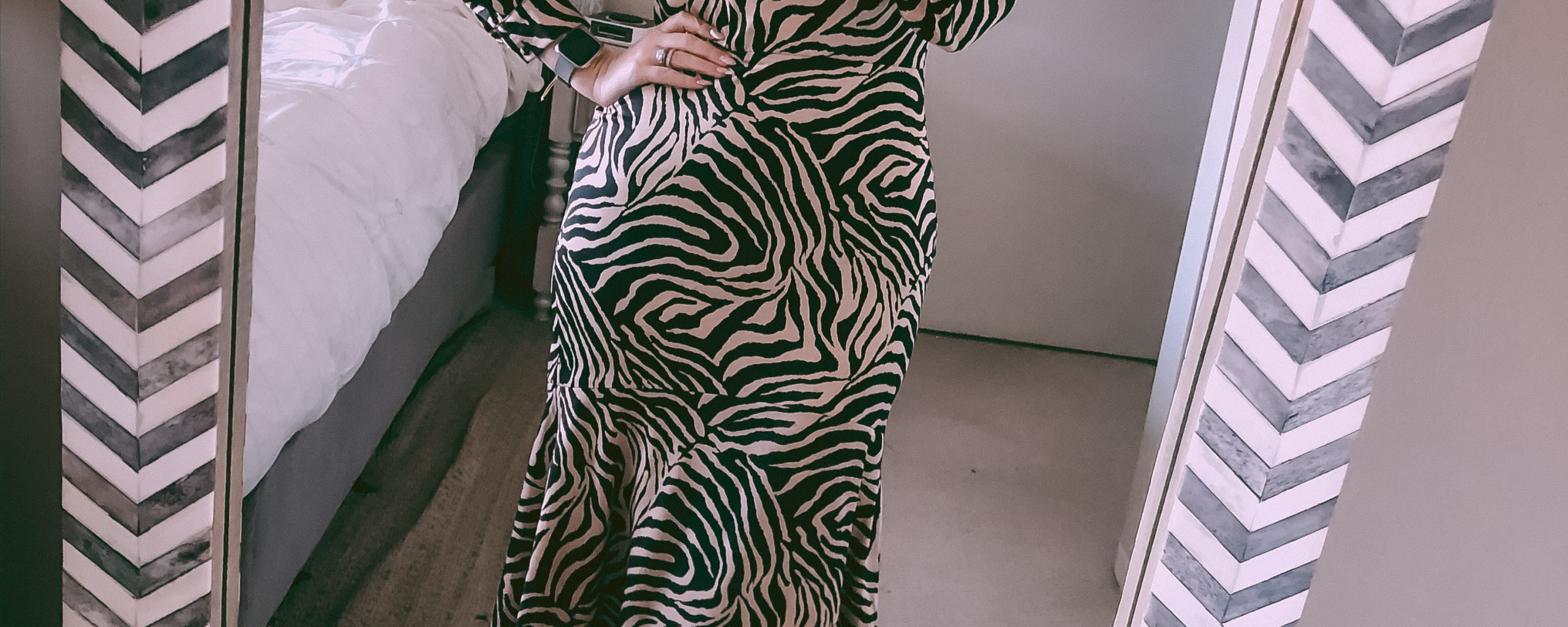 zebra print chelsea28 dress from nordstrom