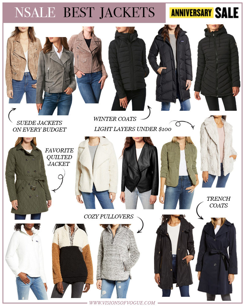 best nordstrom anniversary sale jackets and coats