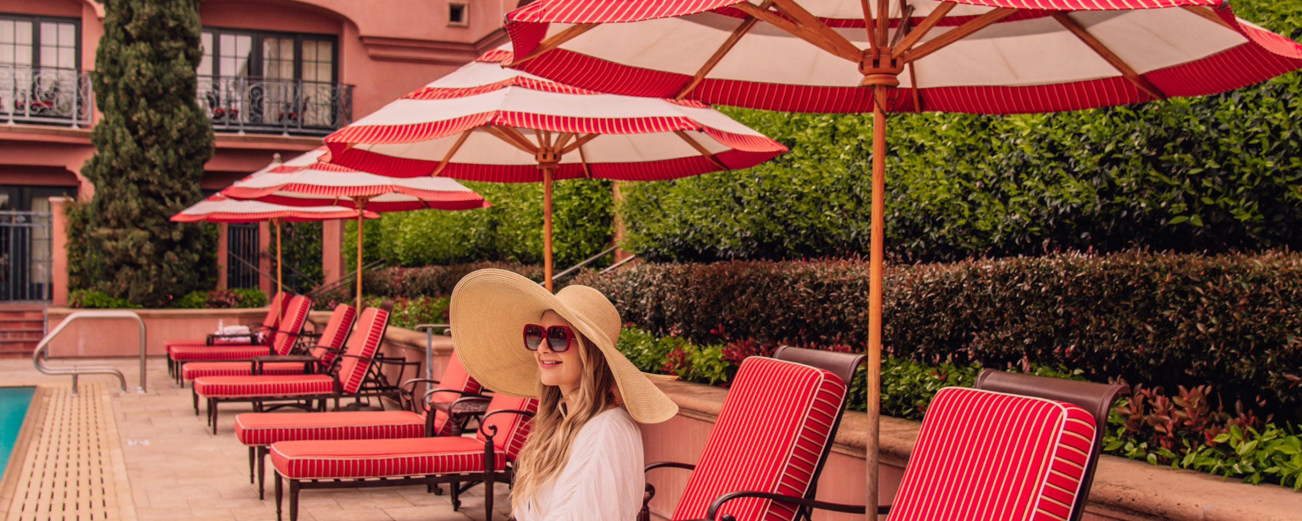 pool day outfit at the fairmont grand del mar