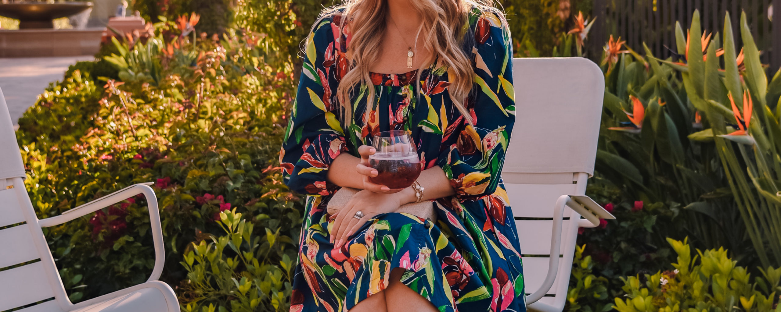 tropical summer dress