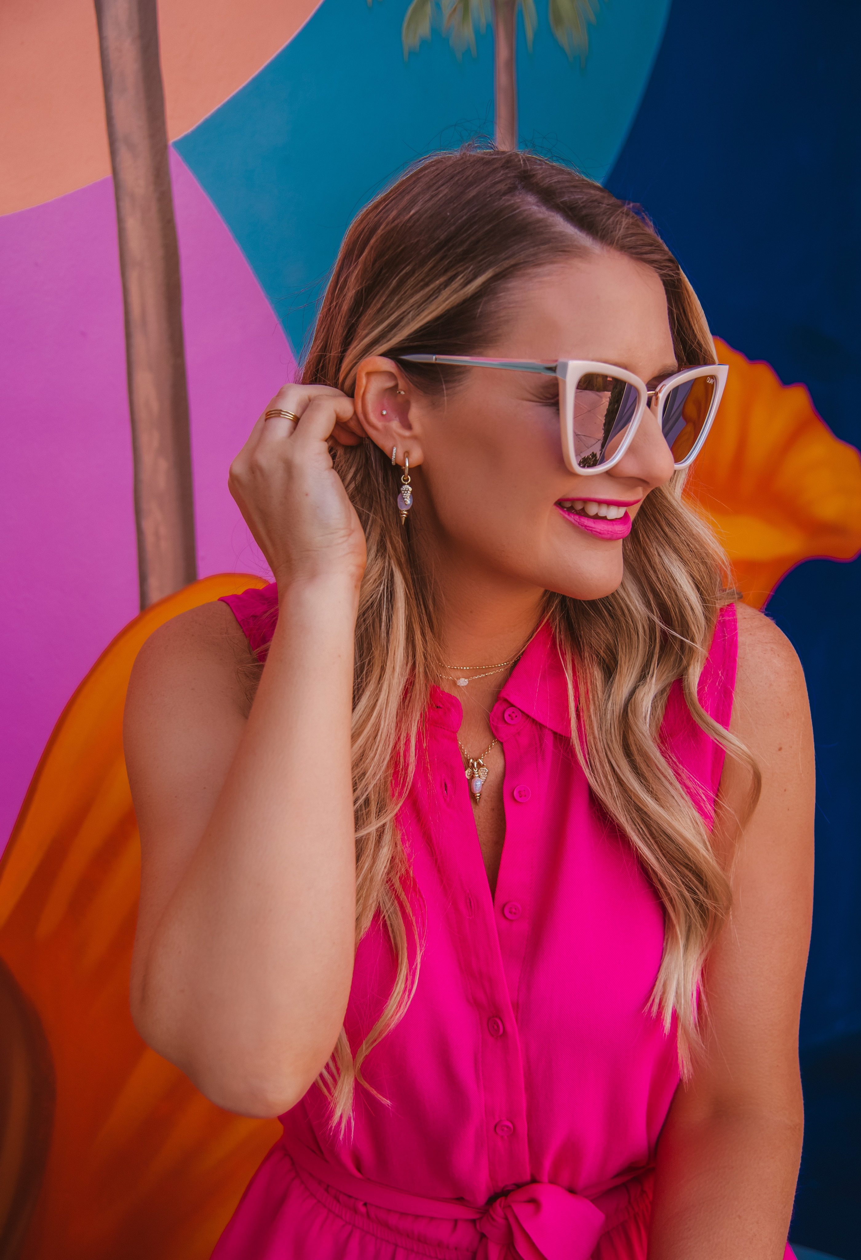 quay mirrored sunglasses