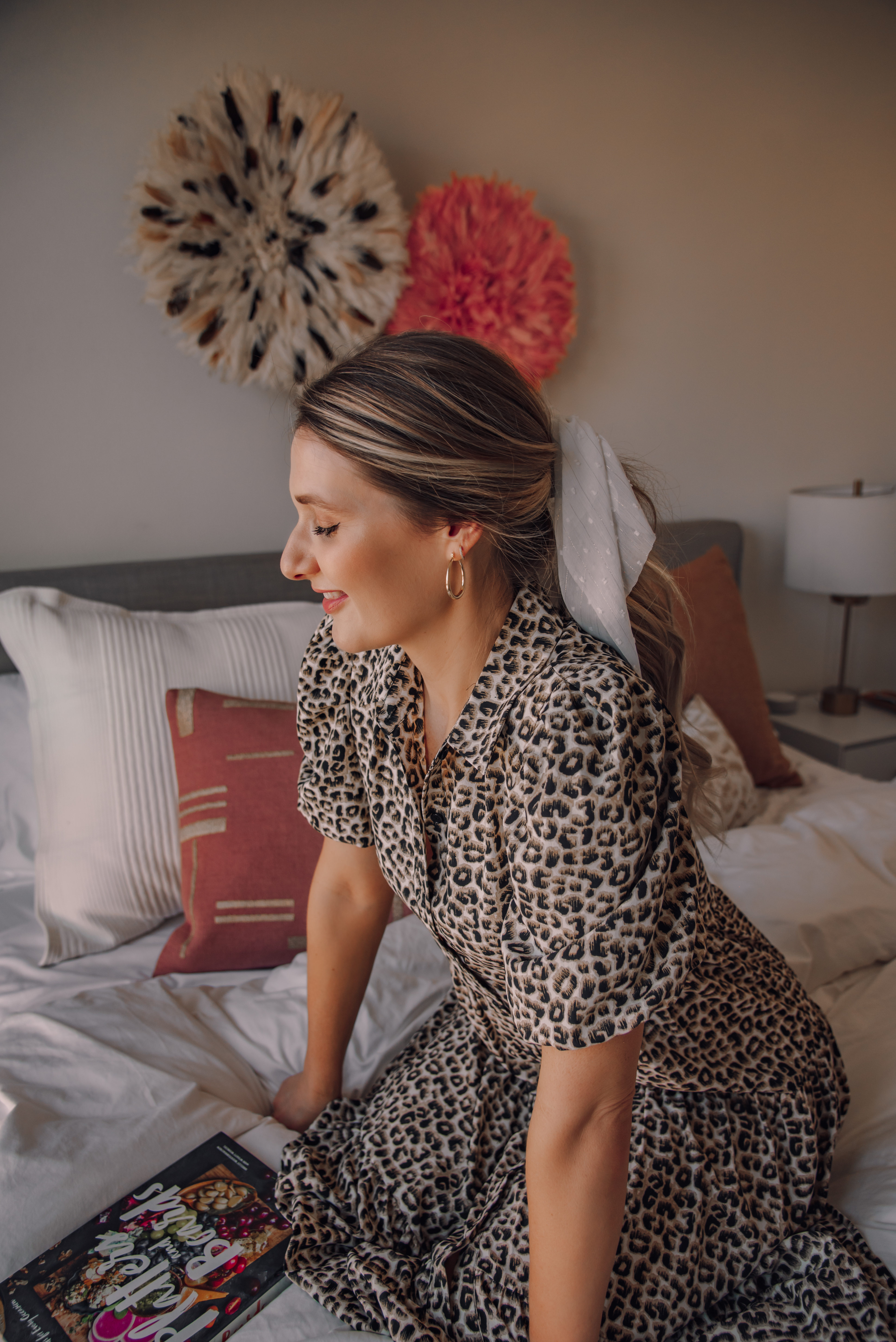 The most comfortable leopard print dress for working from home 