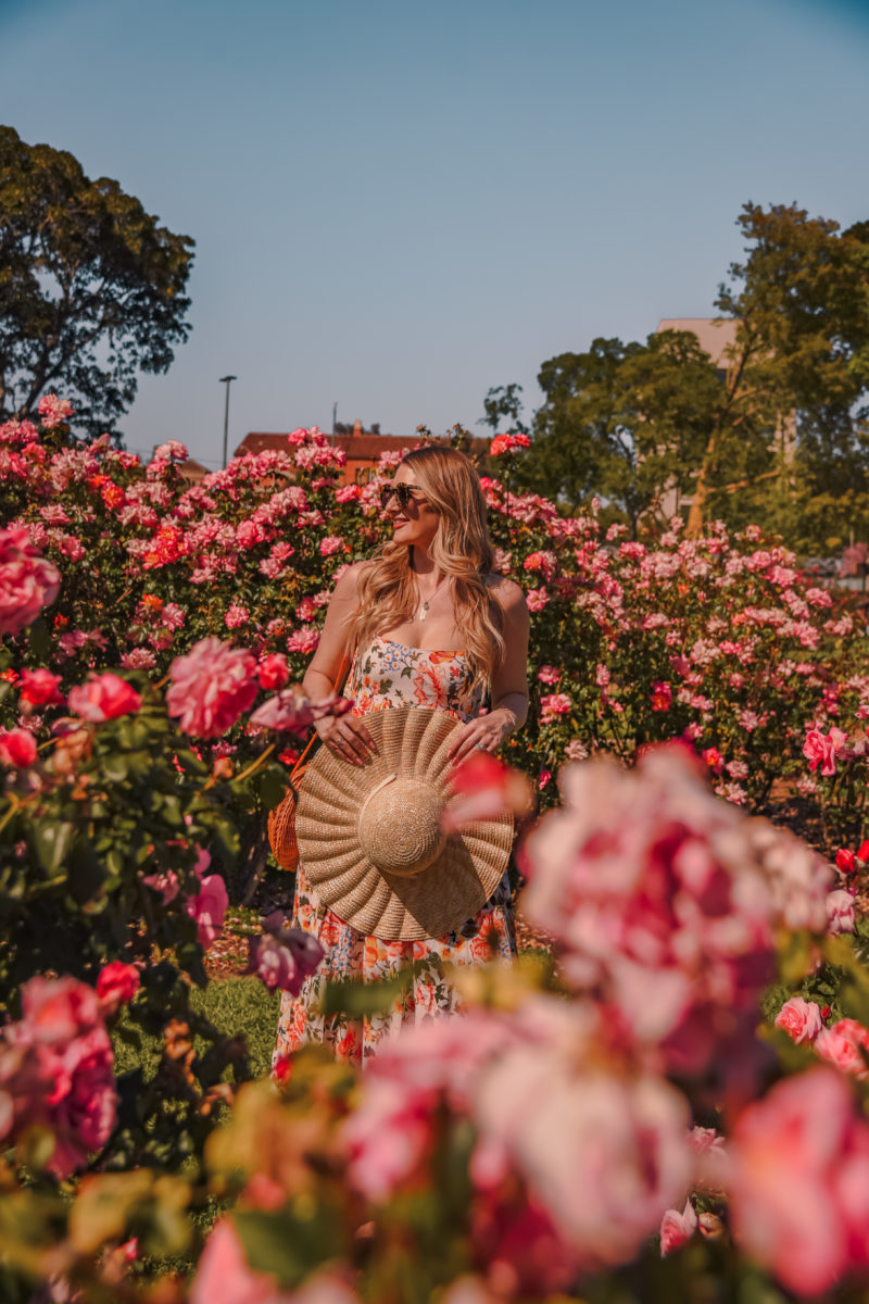 floral midi dress by faithfull the brand