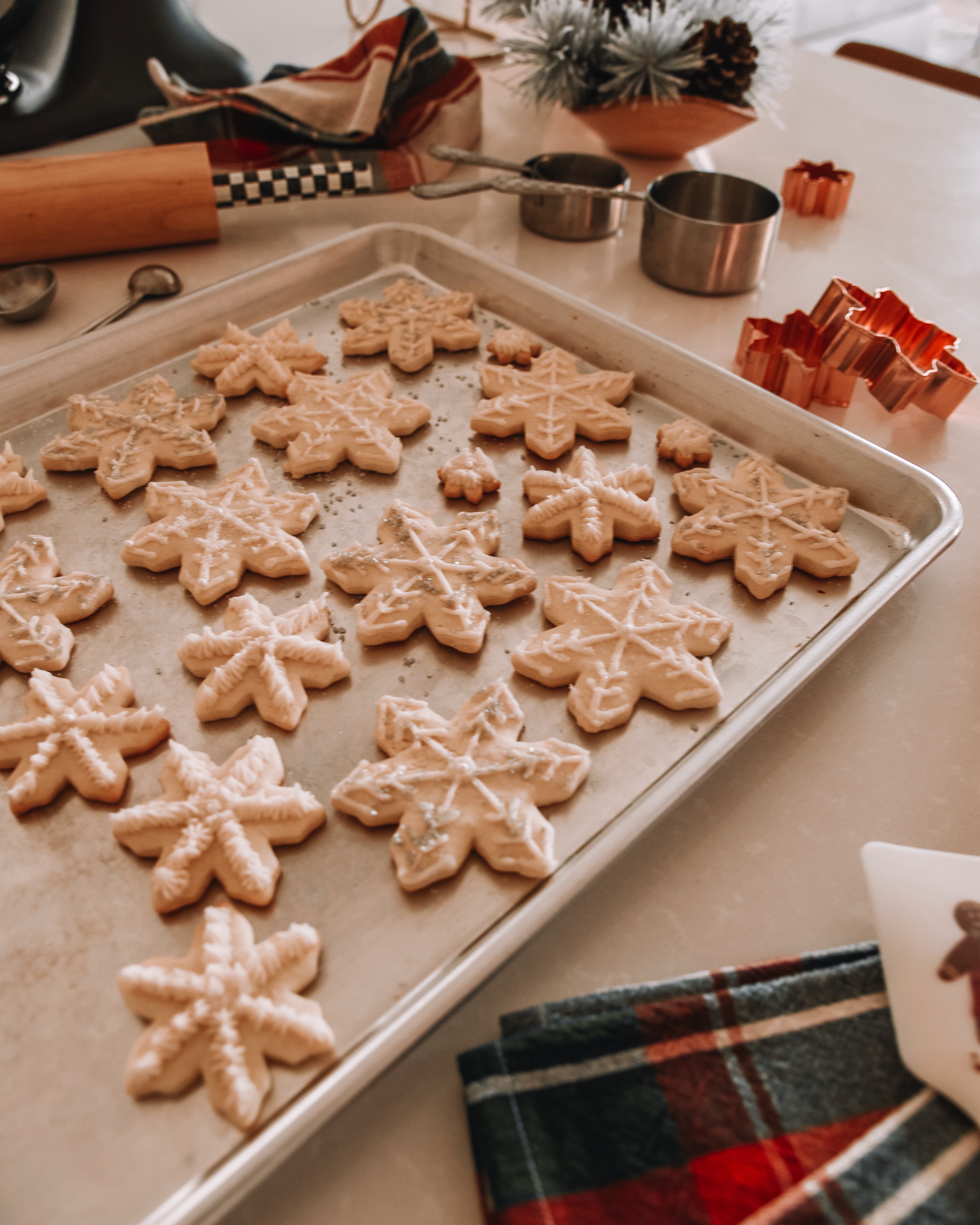 easy snowflake sugar cookie recipe